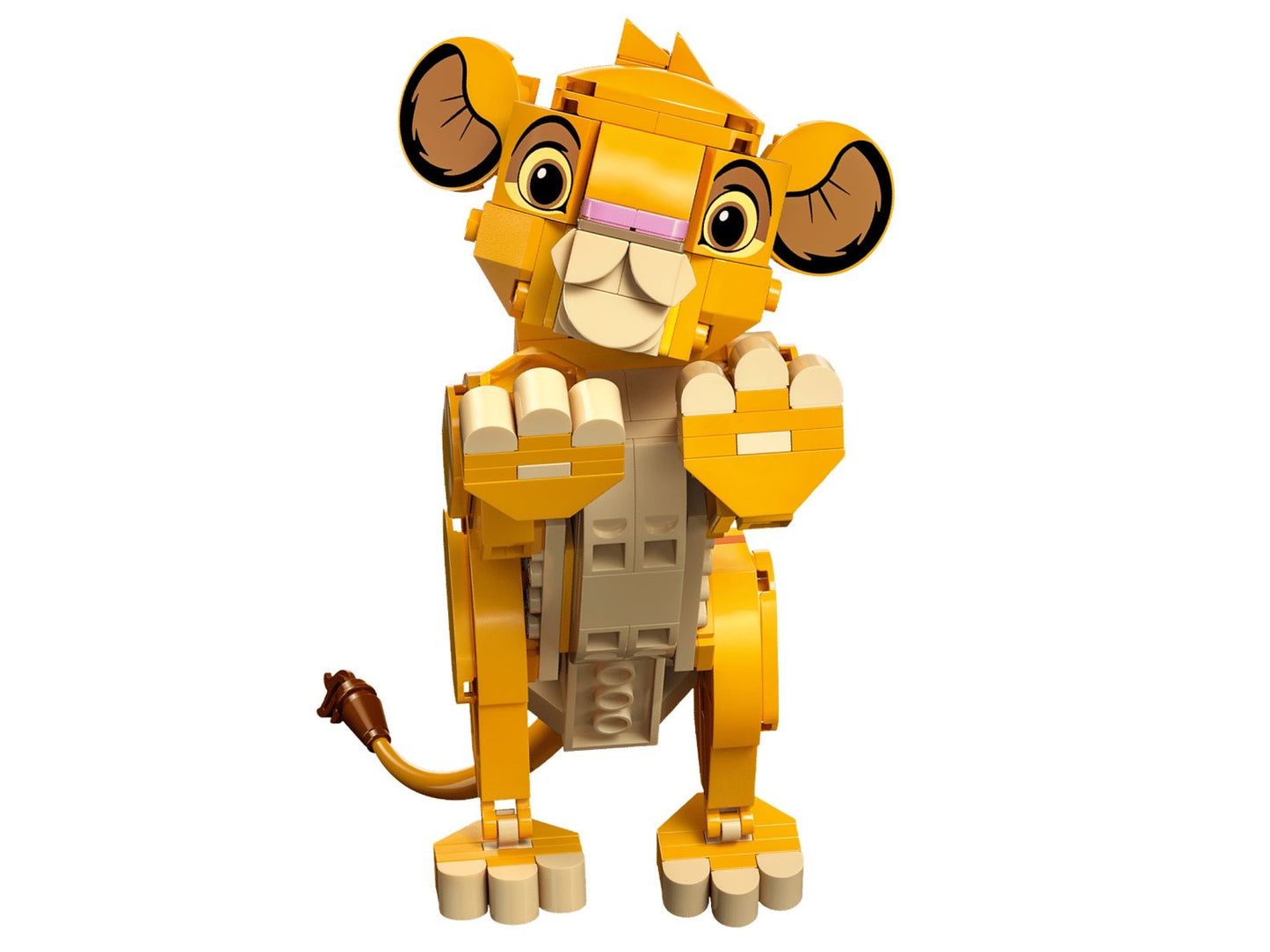 Young Lion Simba Cub Brick Figure