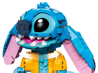 Blue Alien Buddy Brick Figure