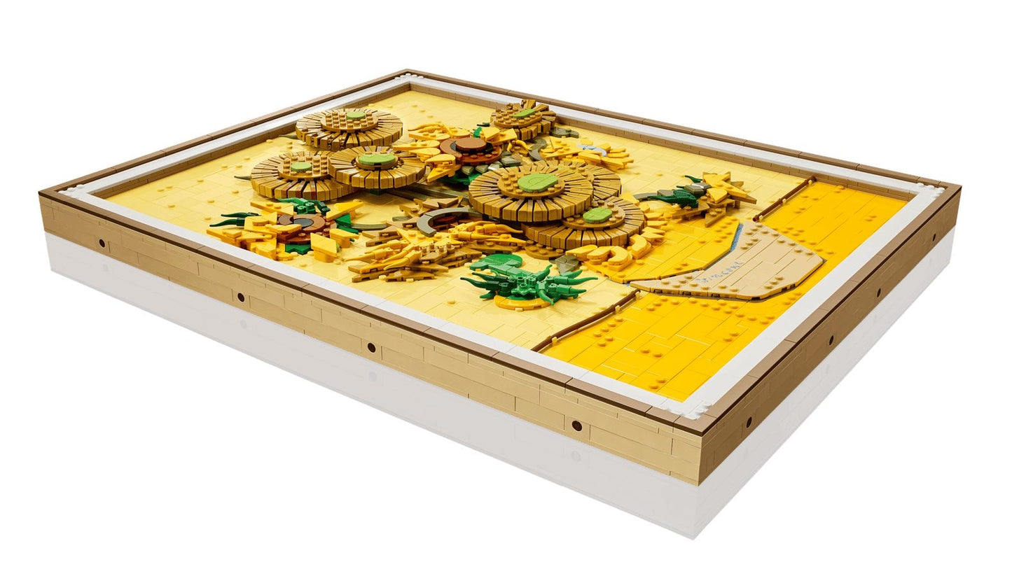 Sunflowers Brick Art Panel