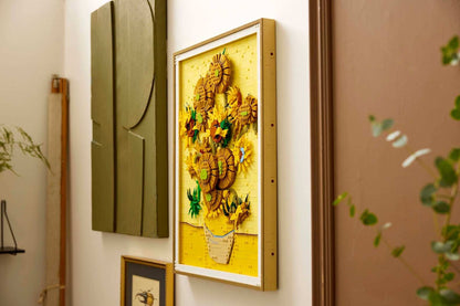 Sunflowers Brick Art Panel