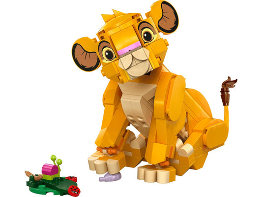 Young Lion Simba Cub Brick Figure