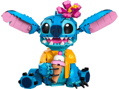 Blue Alien Buddy Brick Figure
